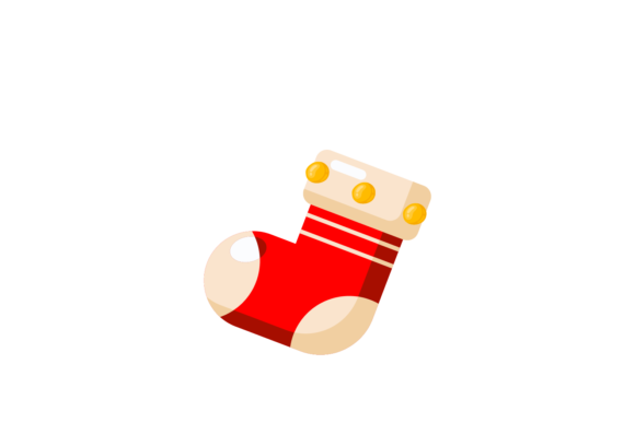 Christmas Decoration Socks Svg: Fresh Illustrations