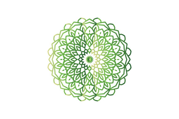 Christmas Mandala Gradient: Festive Illustrations