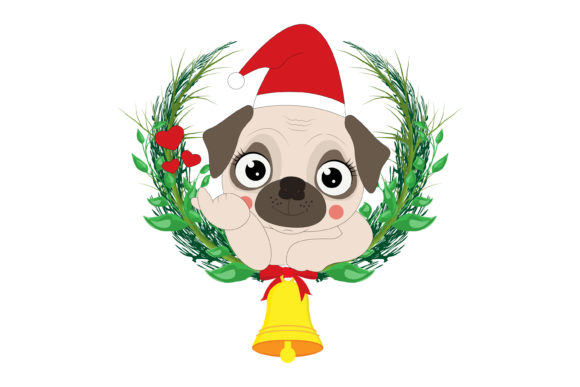 Cute Dog Cartoon in Christmas: Festive Illustrations Review