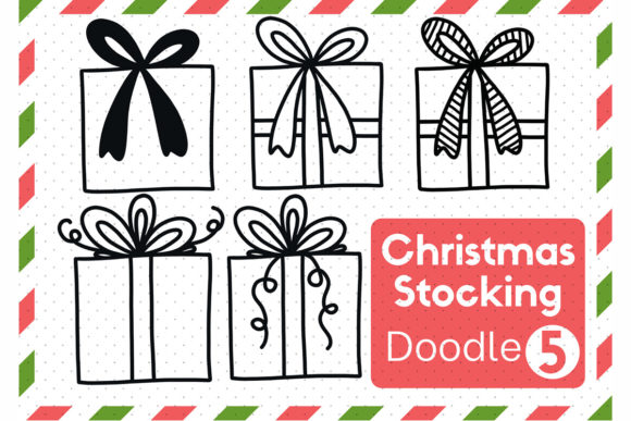 Doodle Christmas Gift Set 6: Fresh Illustrations