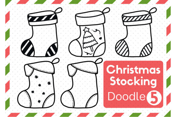 Doodle Christmas Stocking Set20: Holiday Illustrations Review