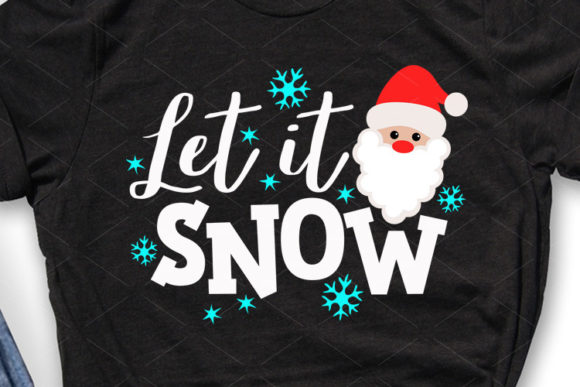 Let It Snow Santa Shirts: Festive Illustrations