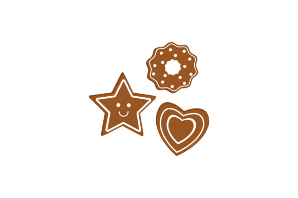 Merry Christmas Gingerbread Vector: Premium Illustrations