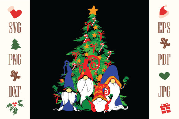 Review: Gnomies Christmas Tree SVG for Holiday Embroidery
