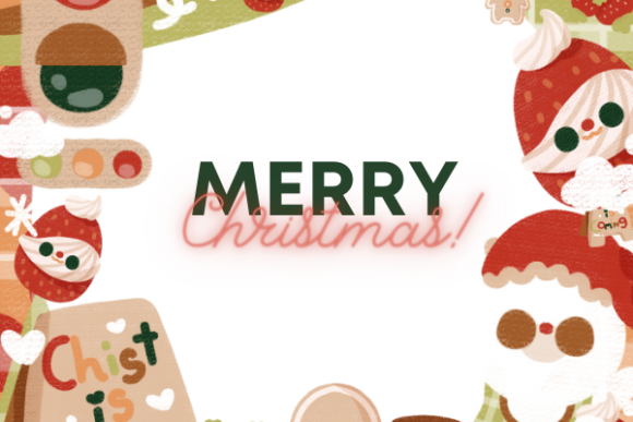 Unique Christmas Bear 1: Festive Illustrations for Brands